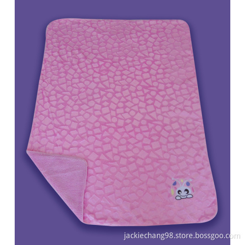 Brushed Micro Mink Baby Blanket